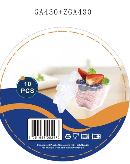 علب كرستال مع غطاء شكلٍ نجمة
